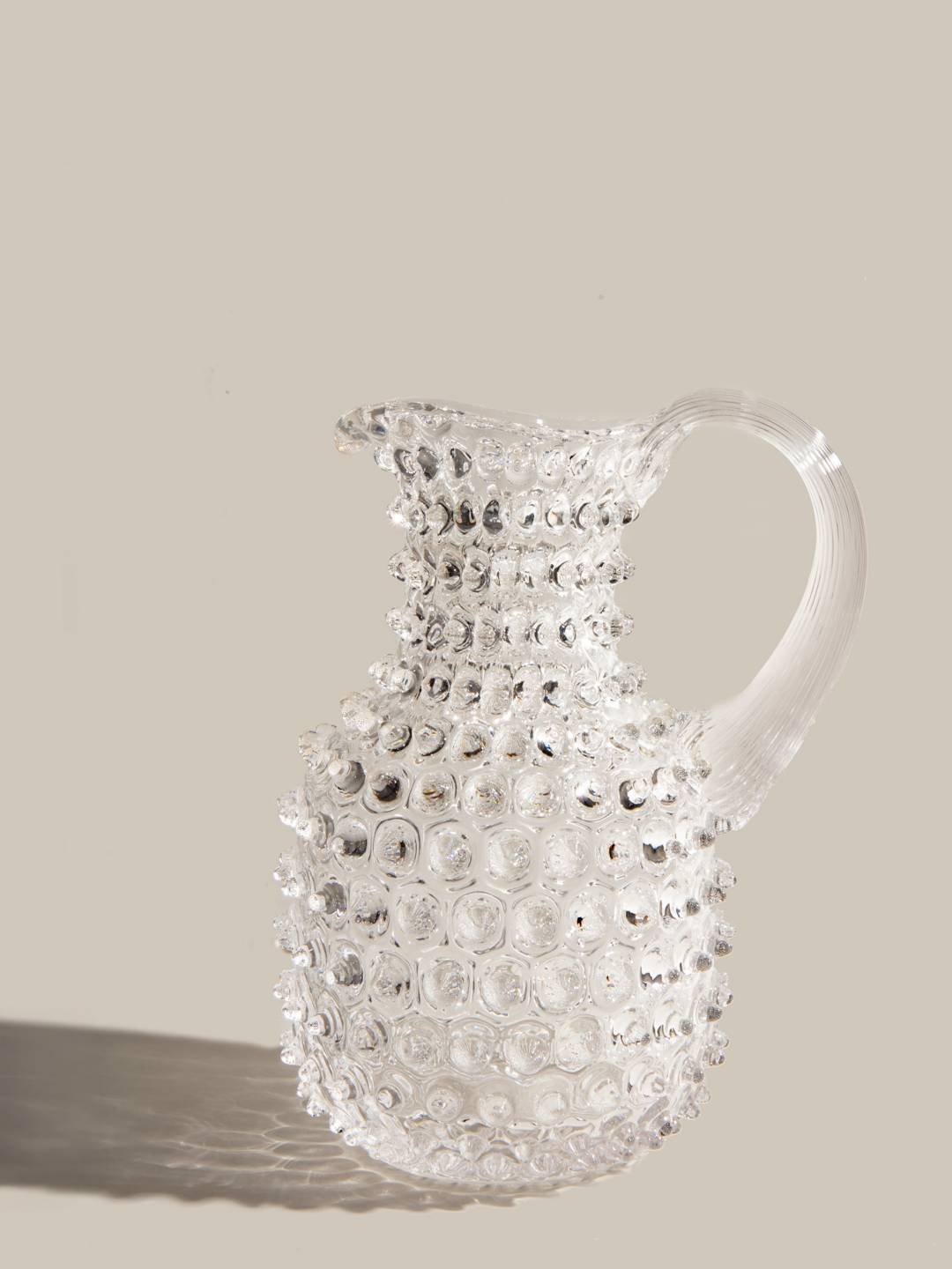 Bohemian Crystal Clear Jug 2L