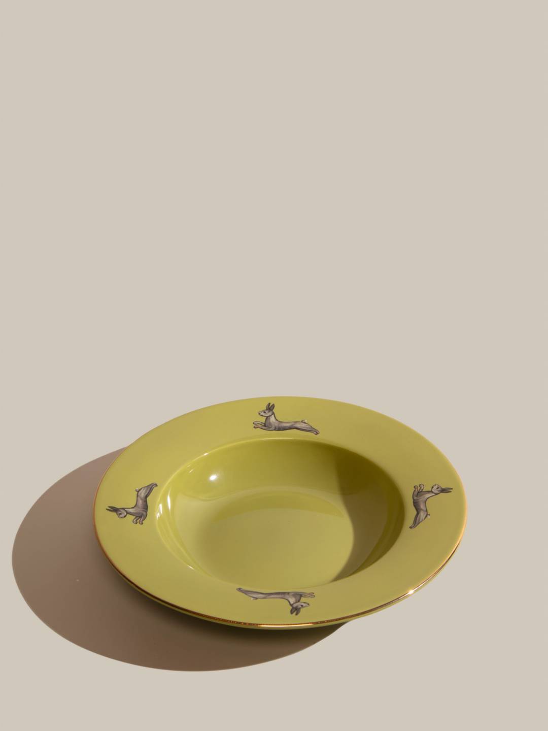 Sheki Khan Animals deep plate hare