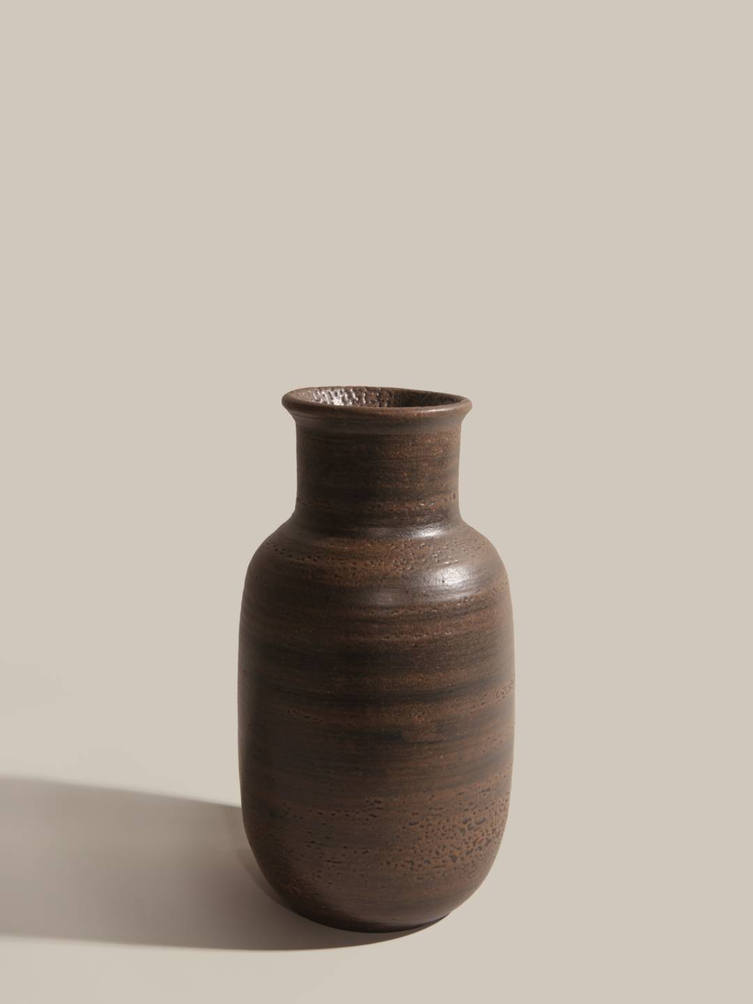 Sandy Ceramic Vase S.10 Tall Cylinder