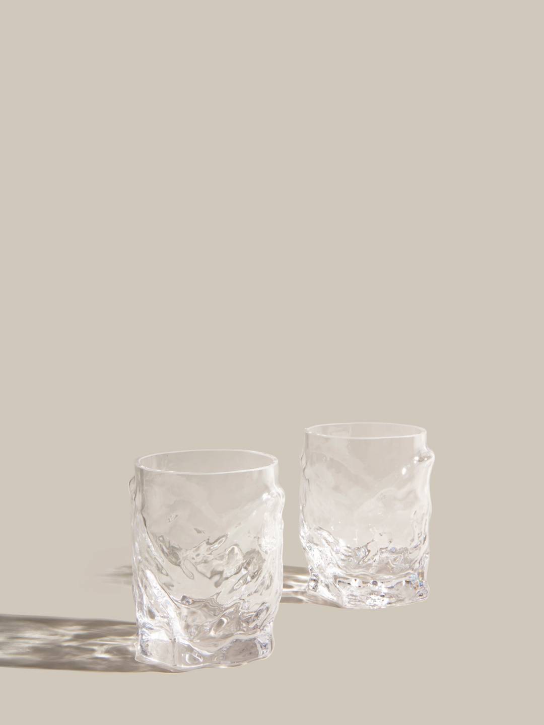 Bohemian Crystal Clear Whisky Tumblers Set