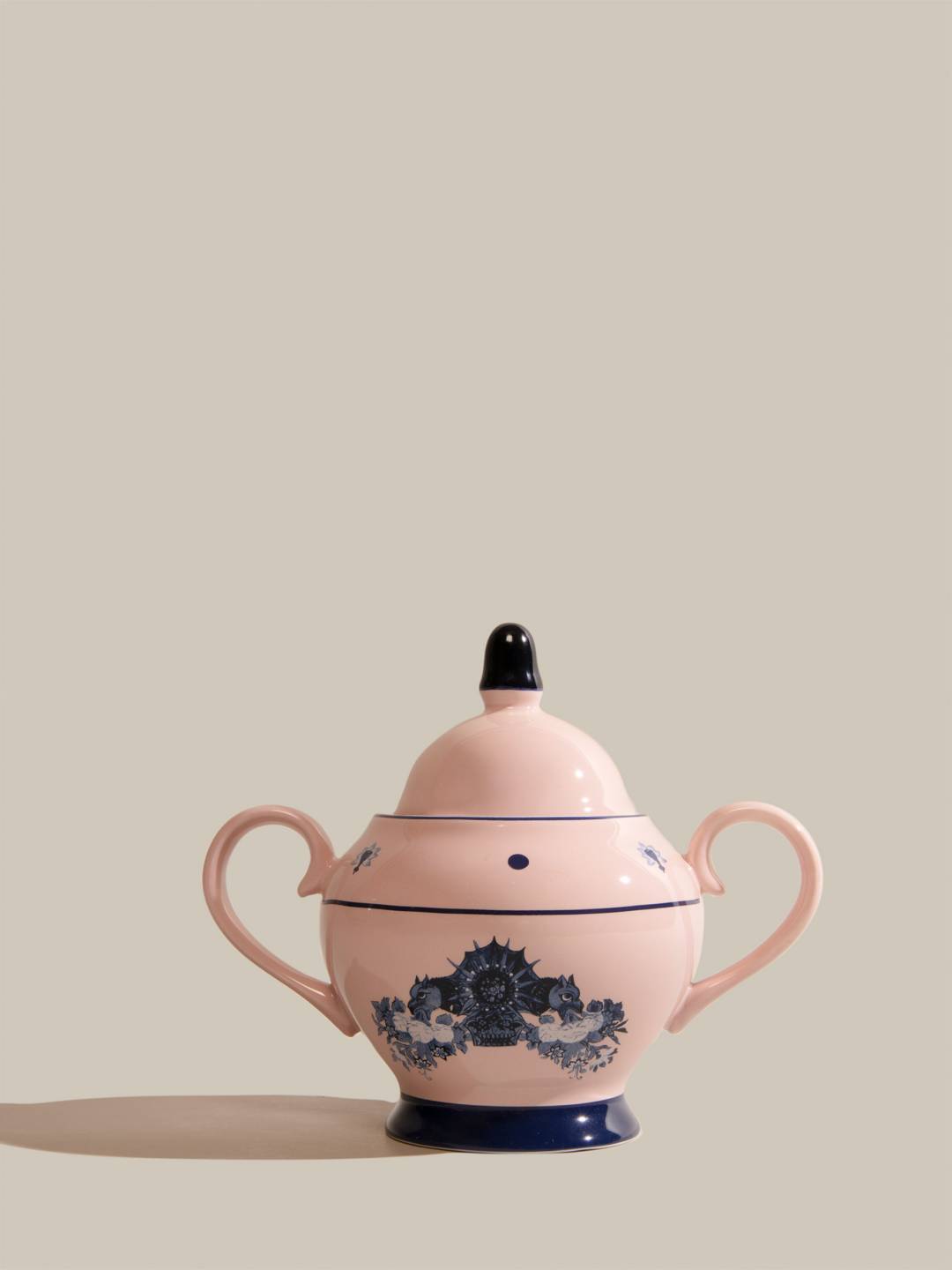 Sheki Khan floral sugar bowl