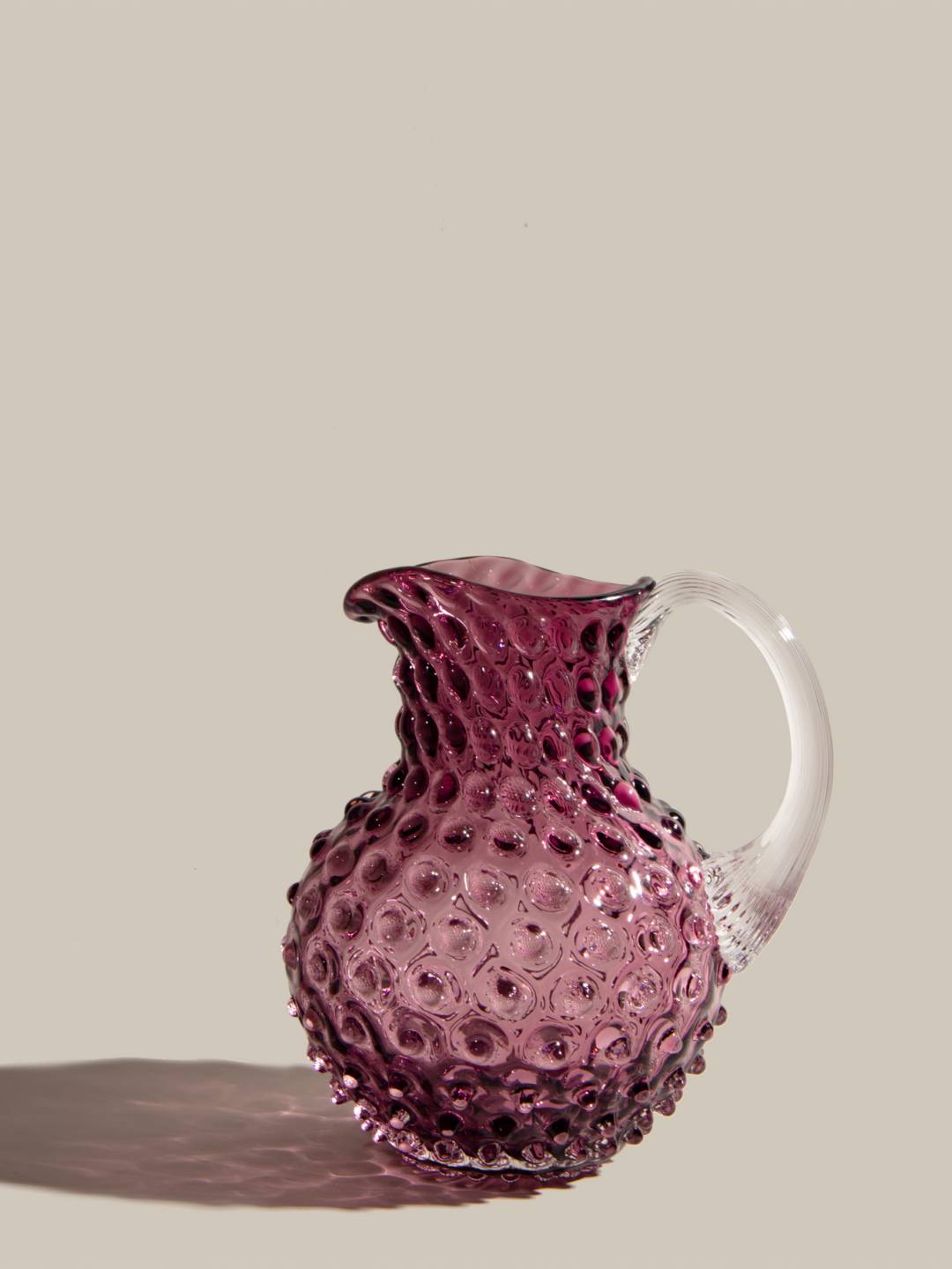 Bohemiya Kristalı Alt Çalarlı Bənövşəyi Qrafin 1L