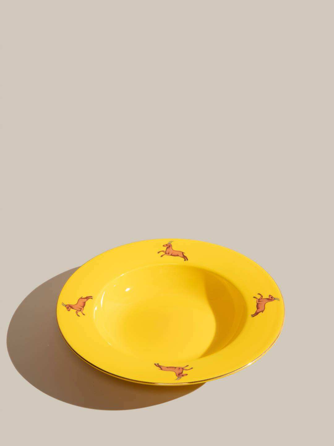 Sheki Khan Animals deep plate gazelle