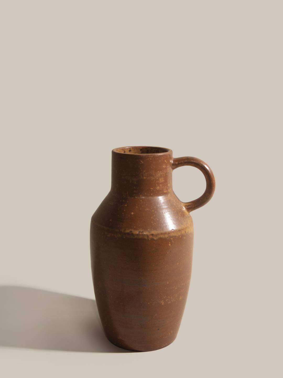 Sandy Ceramic Jug S.17 Tall Handle