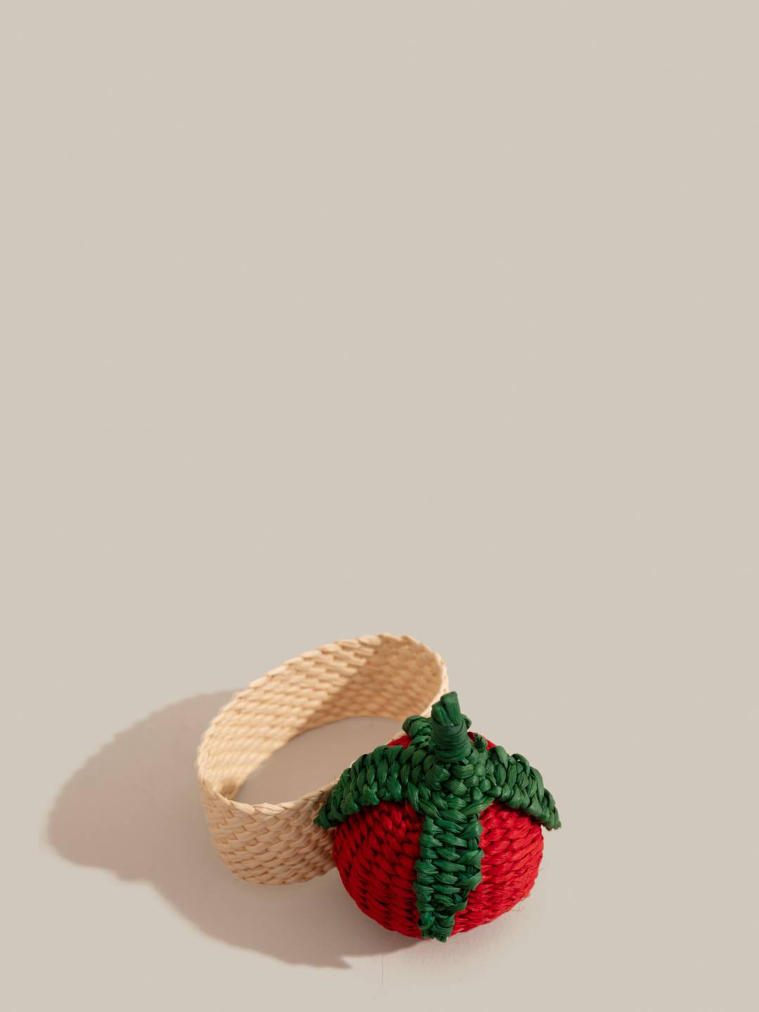Kilim Napkin Ring Tomato