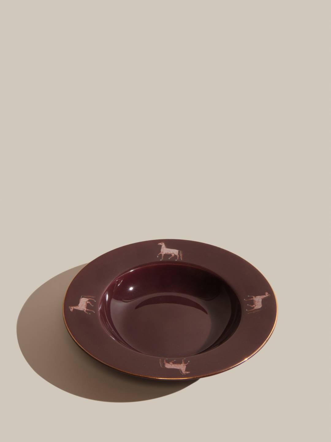 Sheki Khan Animals deep plate horse