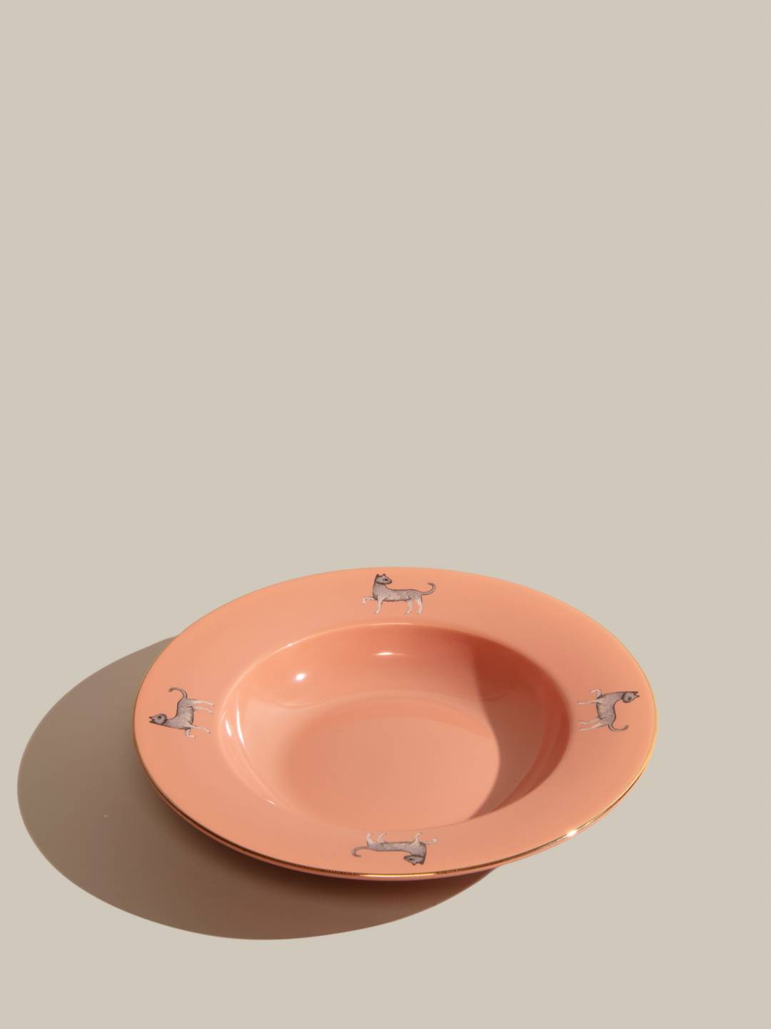 Sheki Khan Animals deep plate leopard