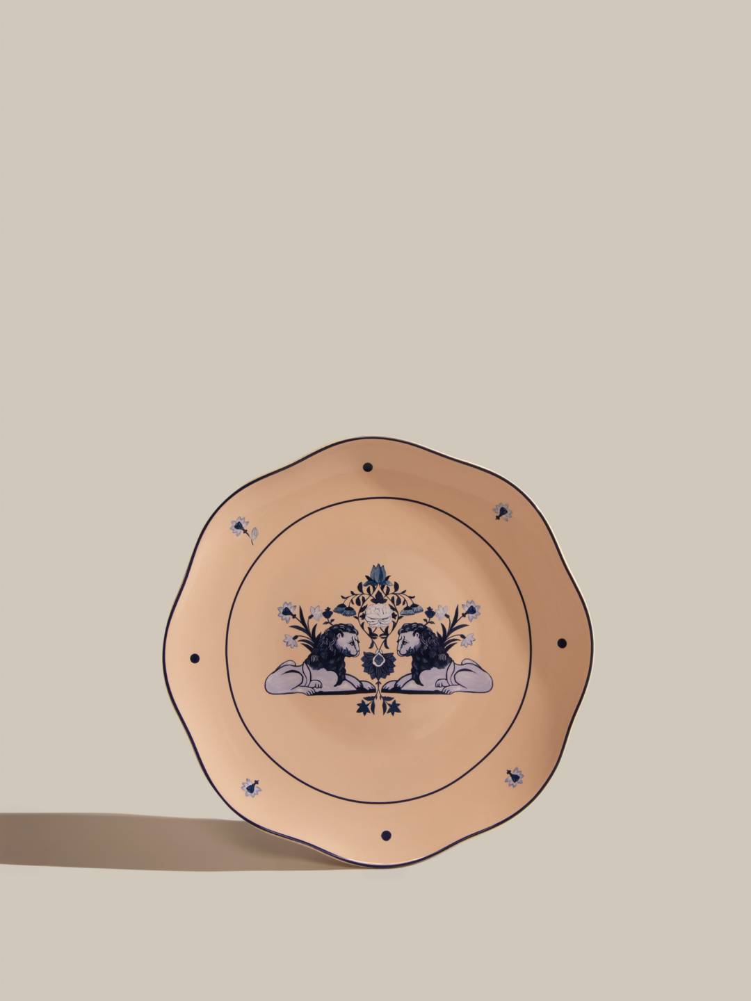 Sheki Khan Lions flat plate apricot flame