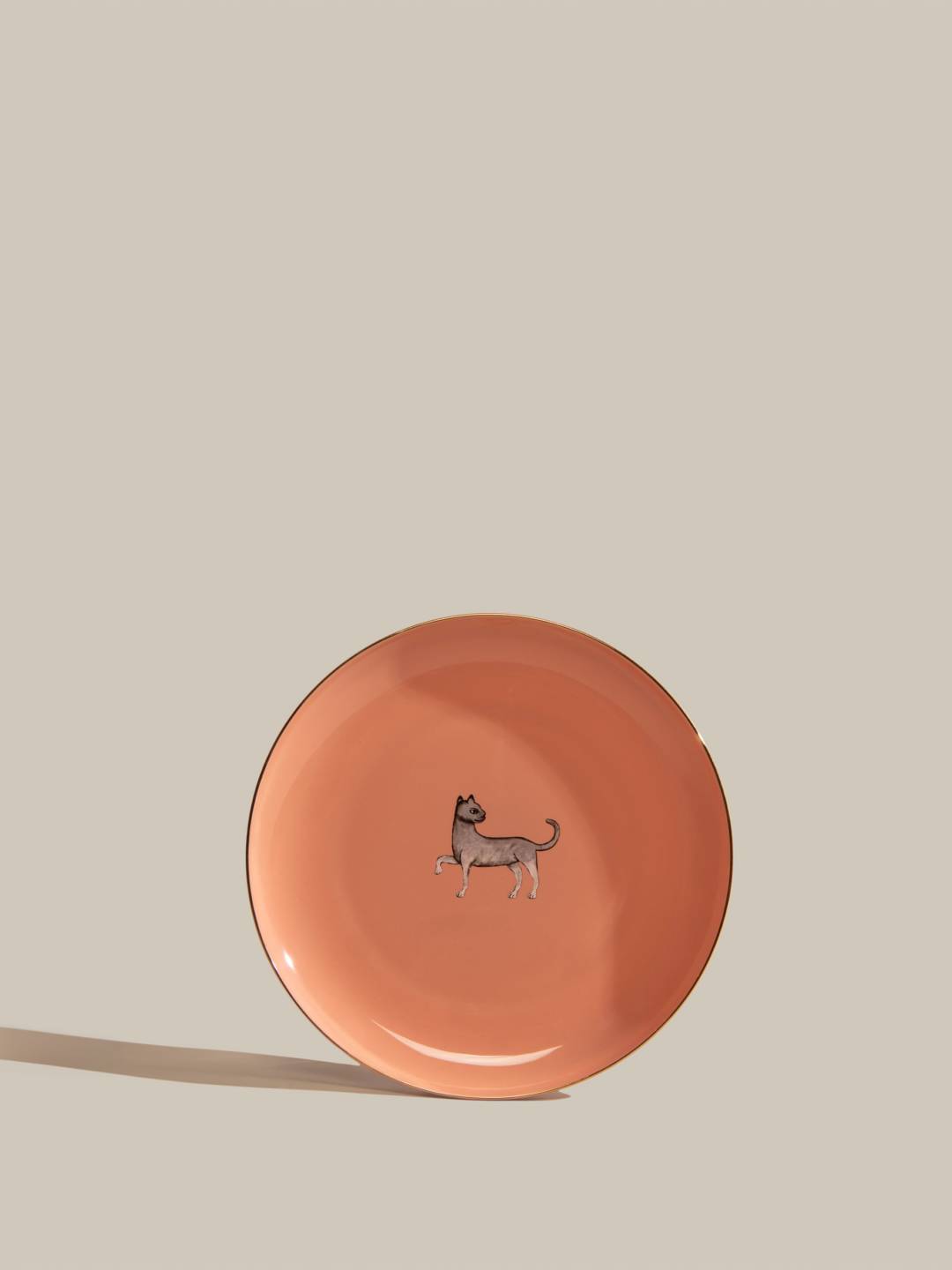 Sheki Khan Animals mini flat plate leopard