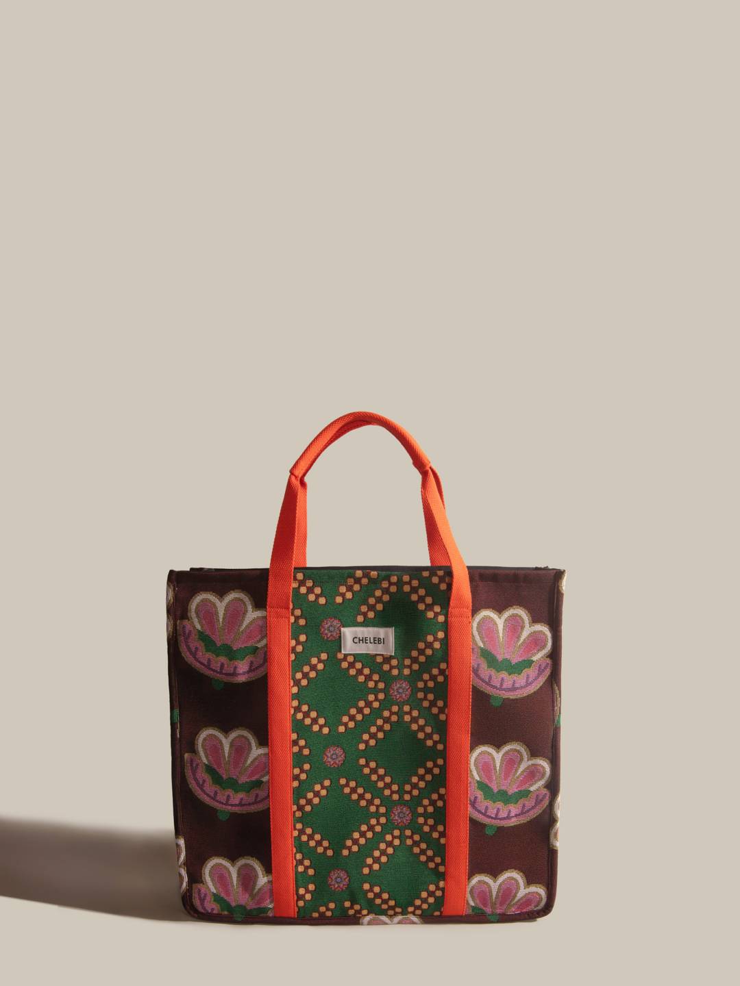 CHELEBI Shopper Bag Floral Carpet Pattern