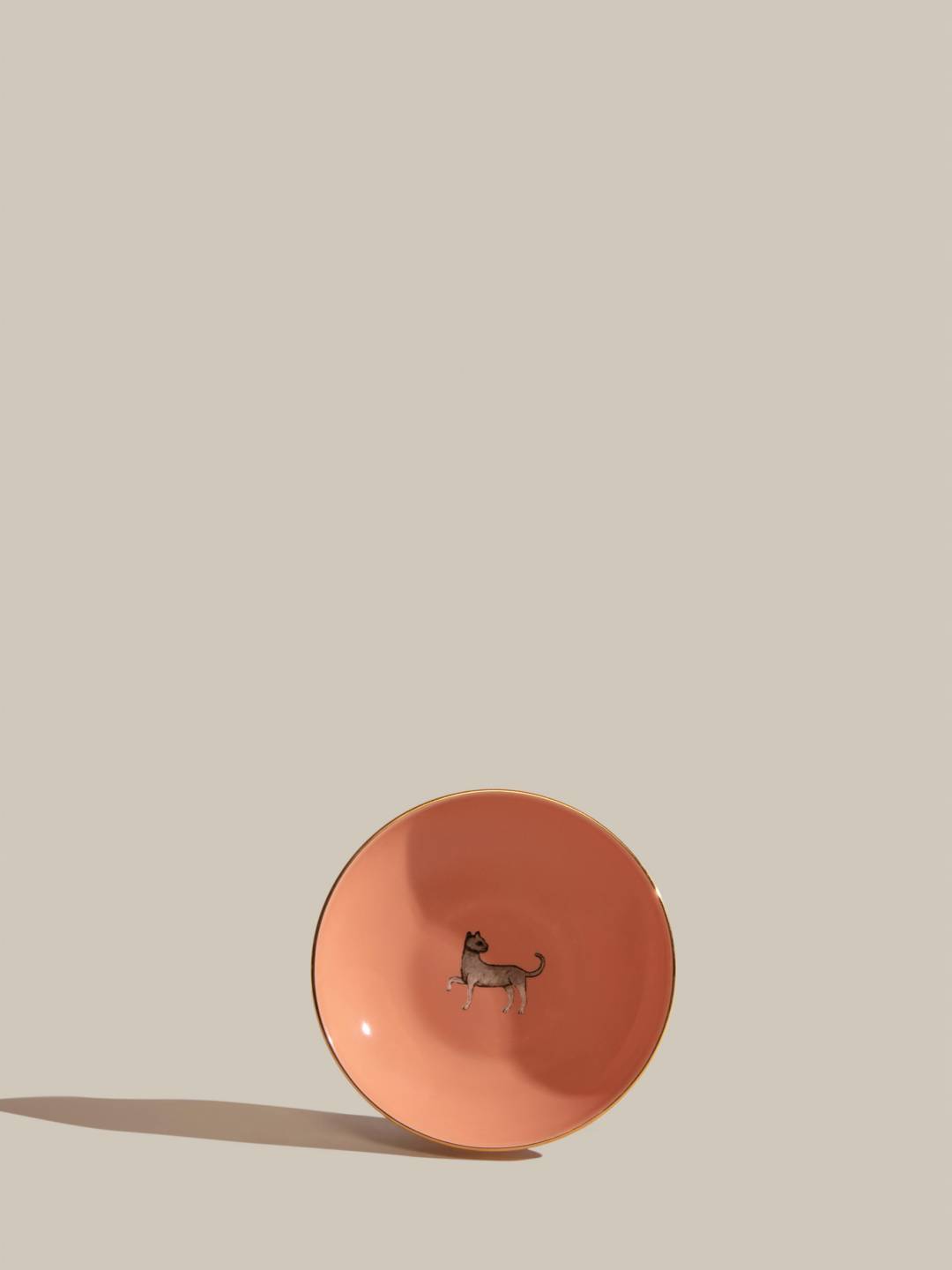 Sheki Khan Animals small sauce dish leopard