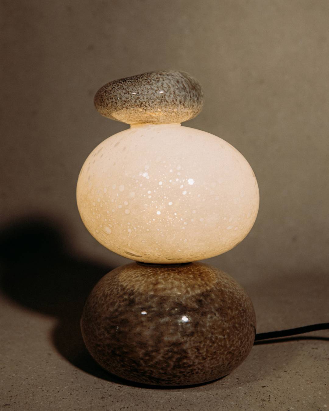 The sculptural lamp from the Untitled Series