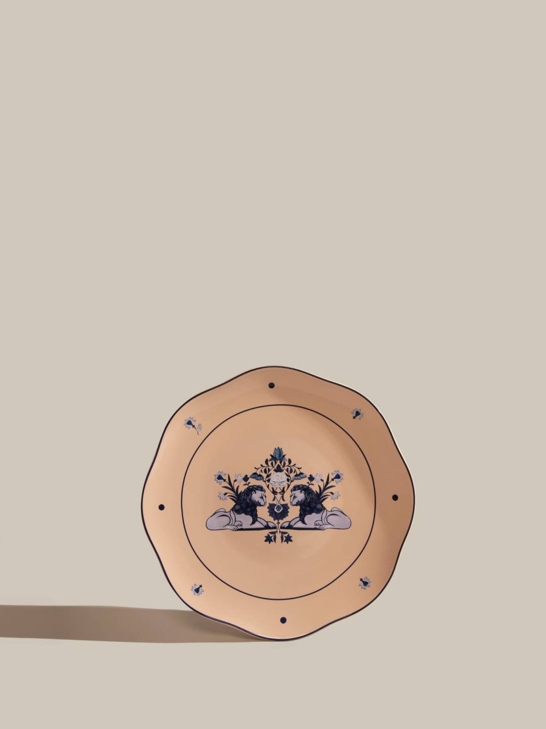 Sheki Khan Lions mini flat plate apricot flame