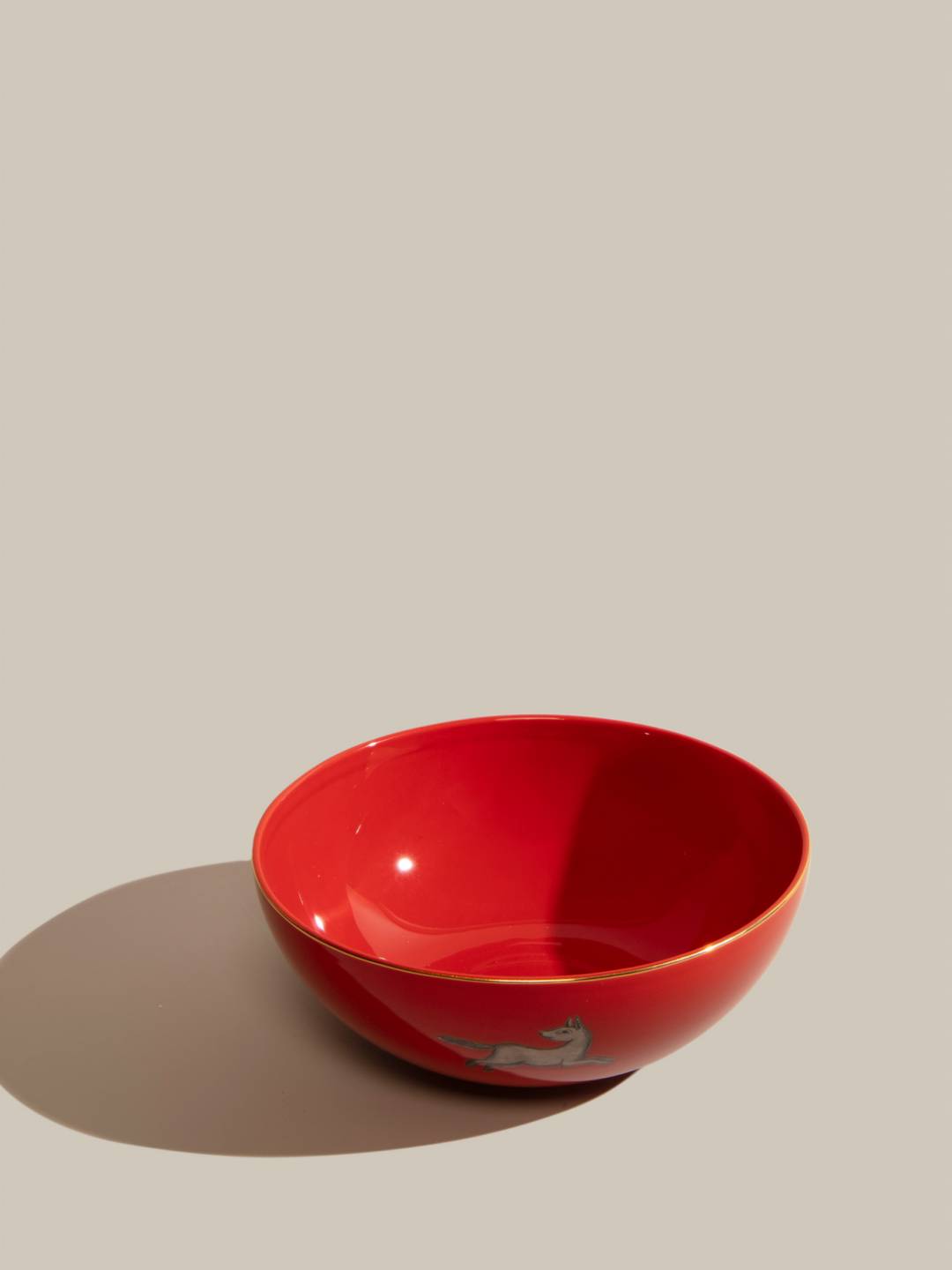 Sheki Khan Animals deep bowl wolf
