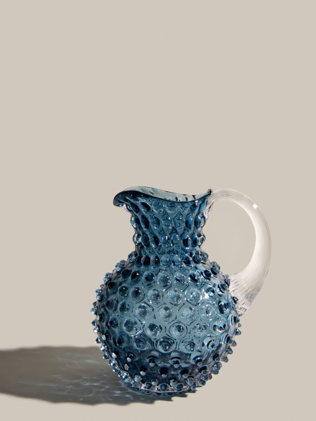 Bohemiya Kristalı Mavi Duman Qrafin 1L